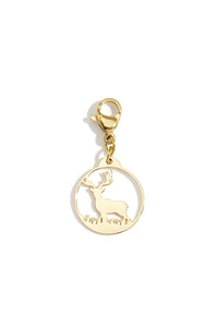 Elegant Gold Color Stainless Steel Ring for Christmas