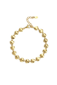 Roestvrijstalen kettingarmbanden Hart Simple Daily Simple Series Damessieraden