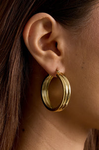 Elegant Geometric Hoop Earrings for Everyday Style