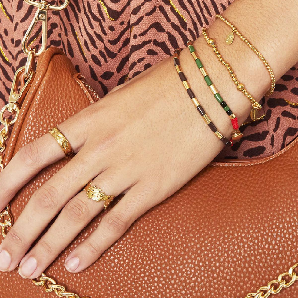 Armband Tiny Beads Zilverkleurig - Roestvrij staal