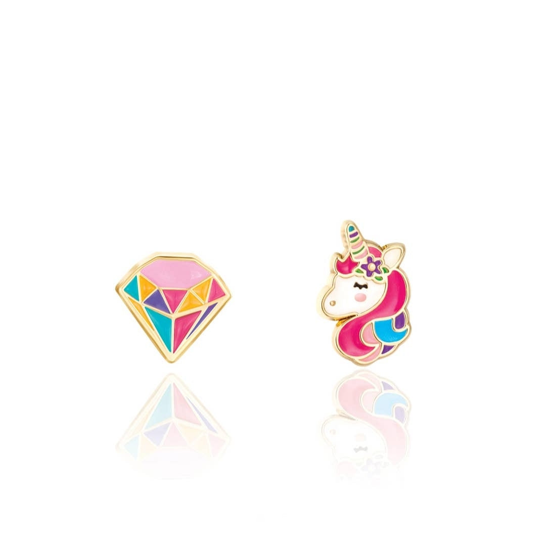 Pendientes hipoalergénicos para niños de Magic Kingdom Girl Nation