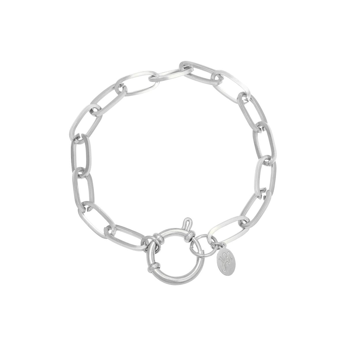 Armband Icon Schakel Zilverkleurig