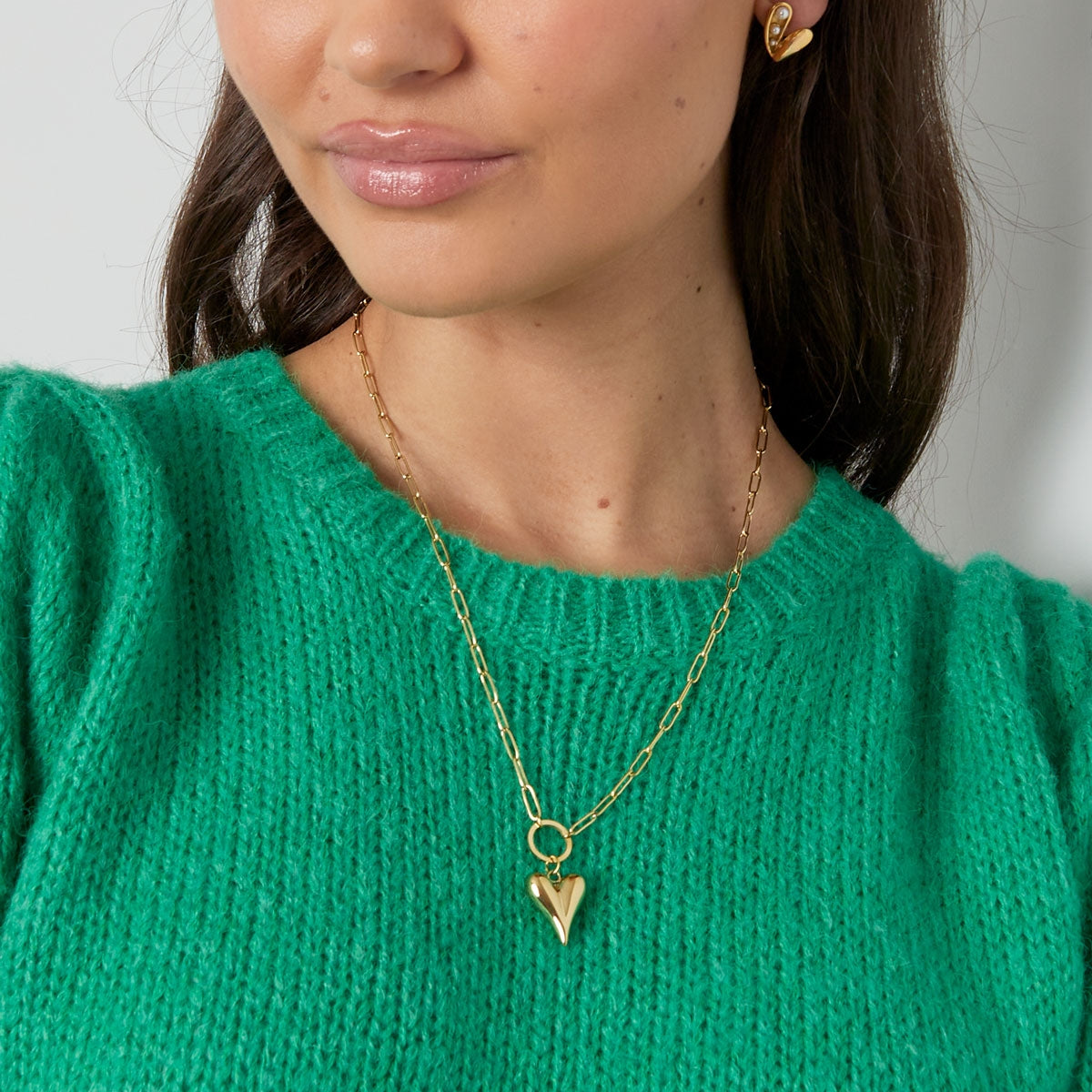 Collar Cadena Corazón