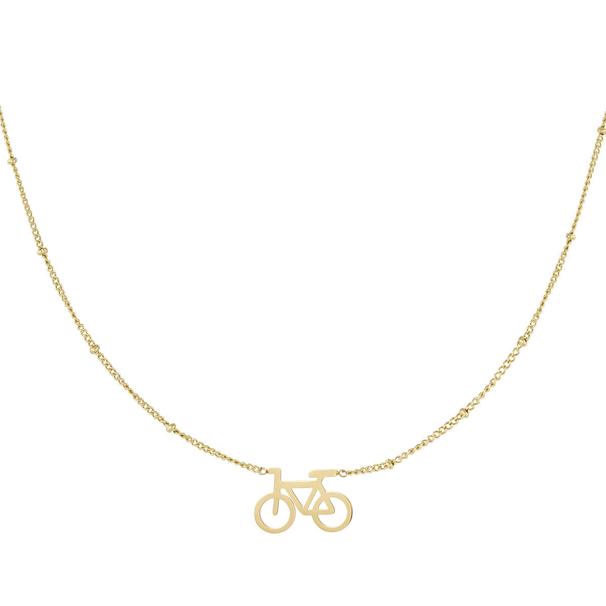 Cadena de bicicleta color dorado - Acero inoxidable