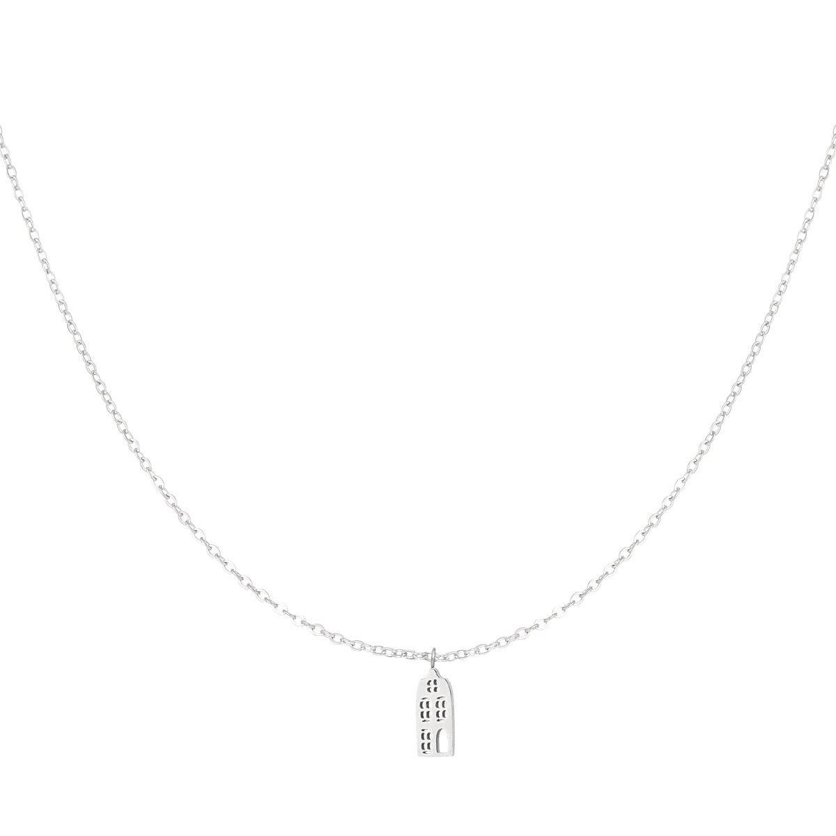 Collar Canal House Color Plata - Acero Inoxidable