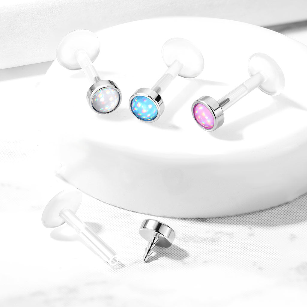 BioFlex labrets met discs in meerdere kleuren – zacht en comfortabel