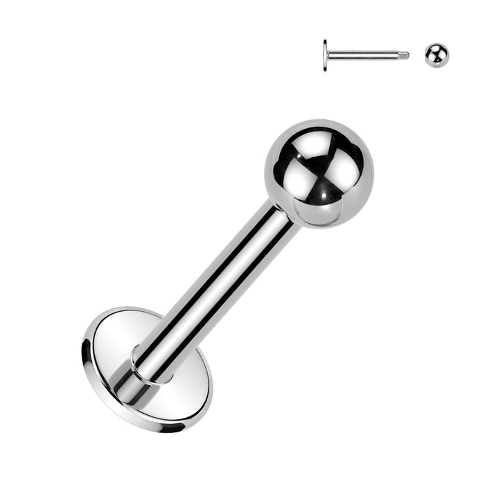 Labet piercing basic chirurgisch staal 