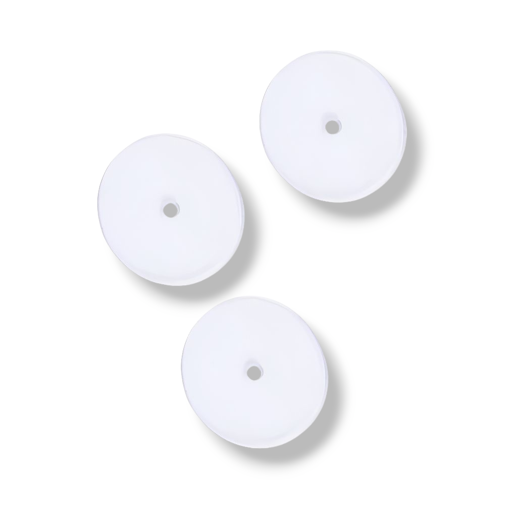 Disco curativo de silicona: previene la presión, la hinchazón y los bultos en las perforaciones.