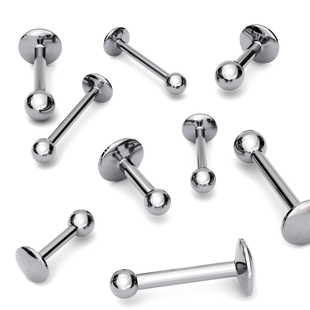 Lengte van labret piercing Basic staal