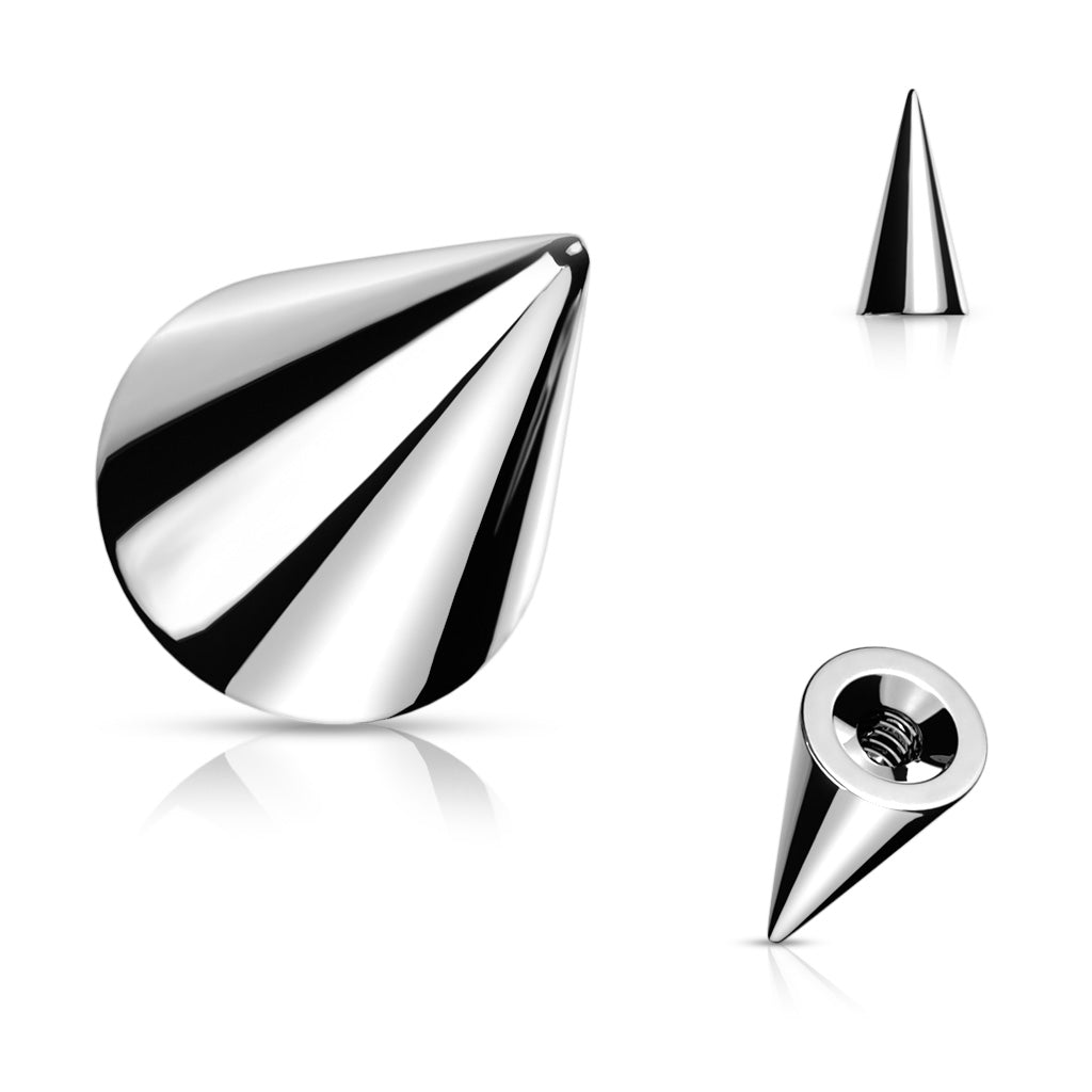 Spike voor 1.2mm Zilverkleurig - Chirurgisch Staal