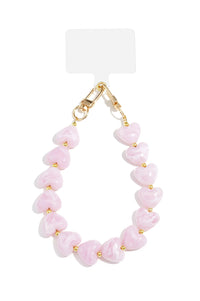 Chic Acrylic Phone Chain for Stylish Protection