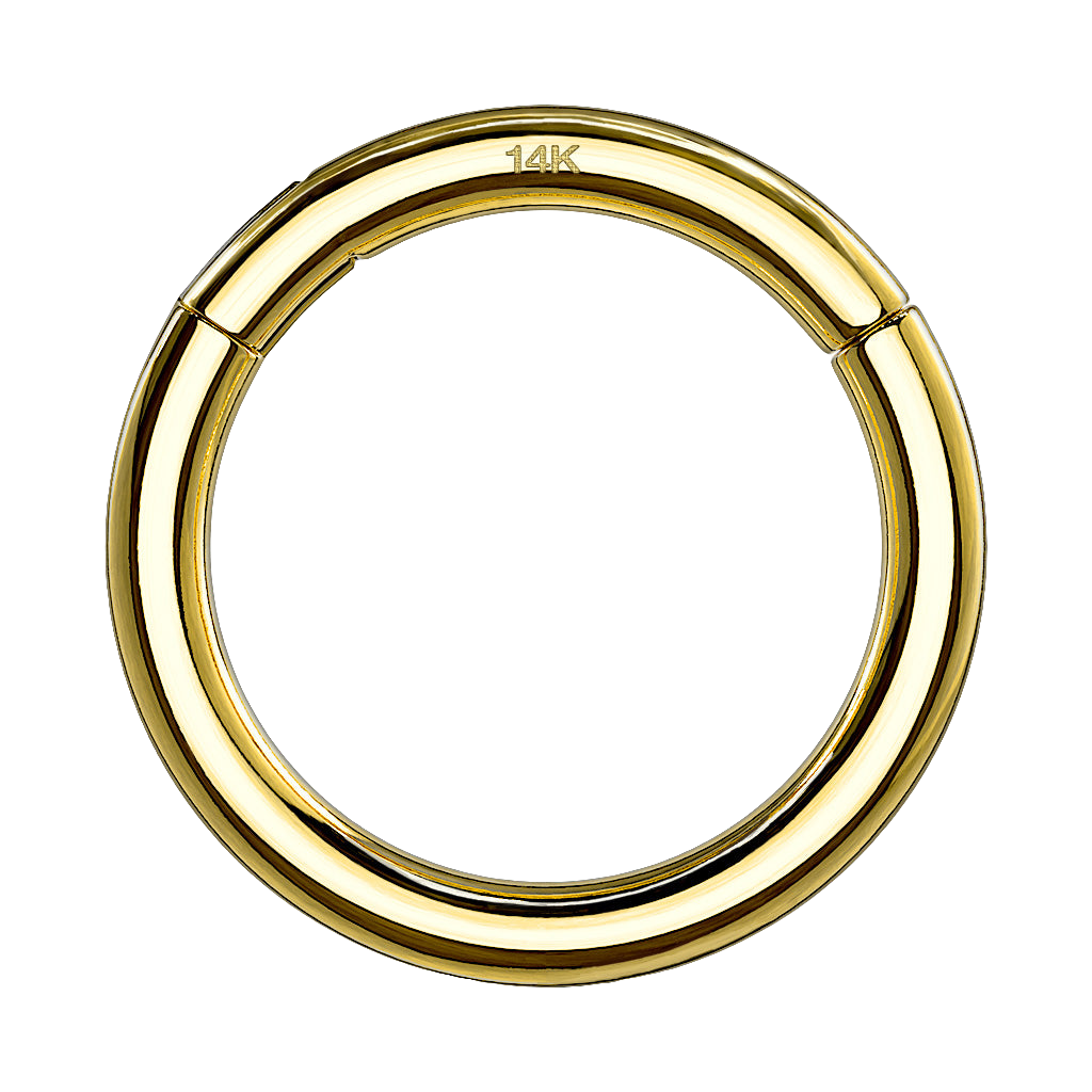 Klikring 14 Karaat Gouden Clicker - 1.6mm