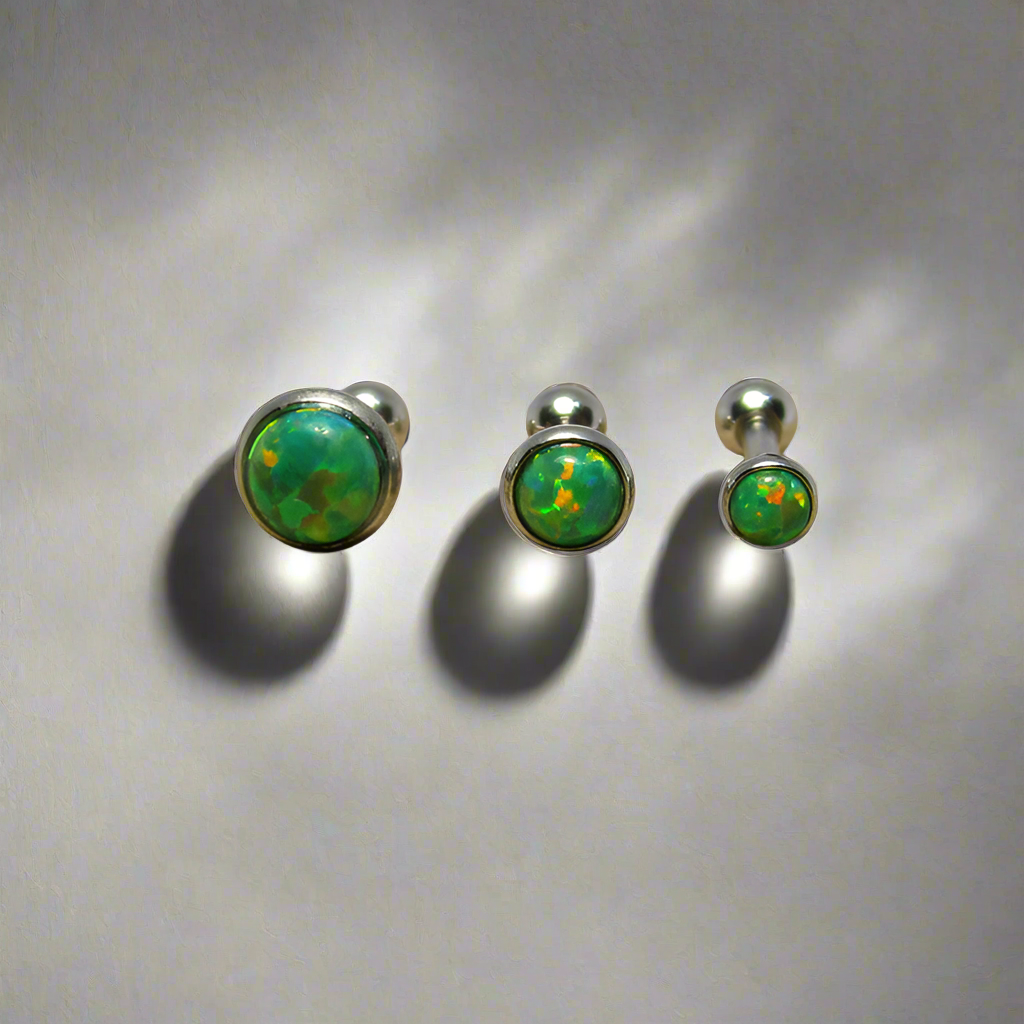 Barra para Pesas Opal Stone Verde