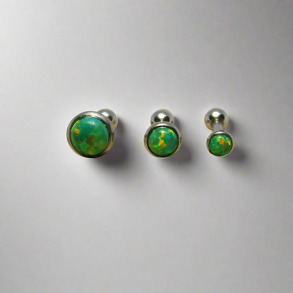 Barra para Pesas Opal Stone Verde