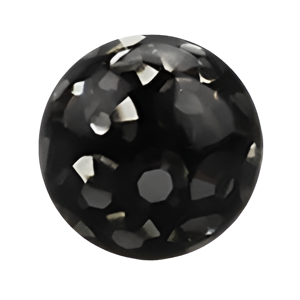 Piercing para ombligo con múltiples cristales - 11 colores a elegir - Acero quirúrgico