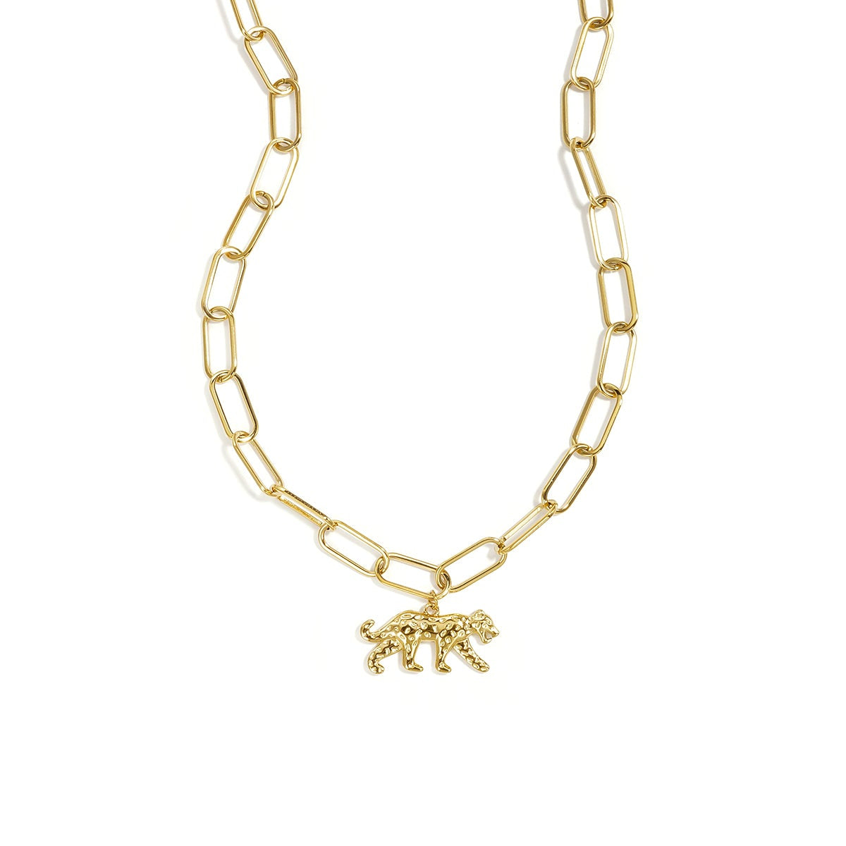 Schakelketting met panterbedel