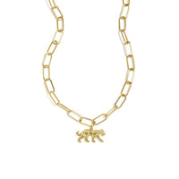 Schakelketting met panterbedel