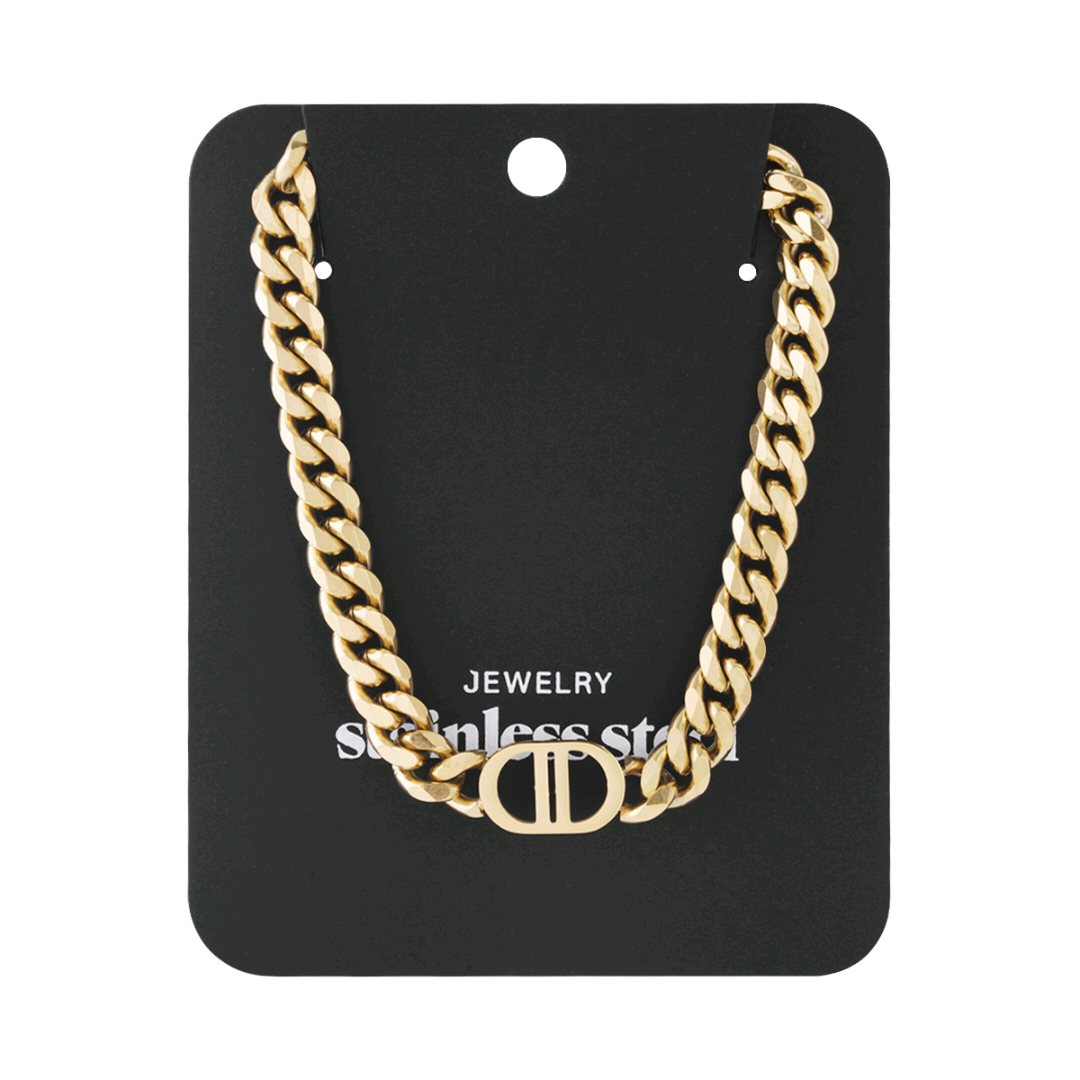 Collar de plata "Good Life" - Acero inoxidable