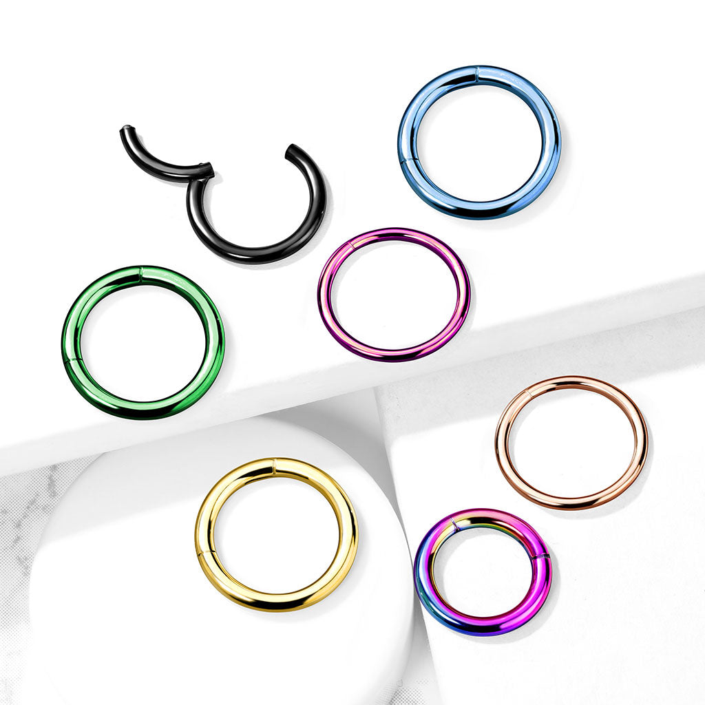 Piercing Click Ring Clicker Color Dorado - Acero Quirúrgico