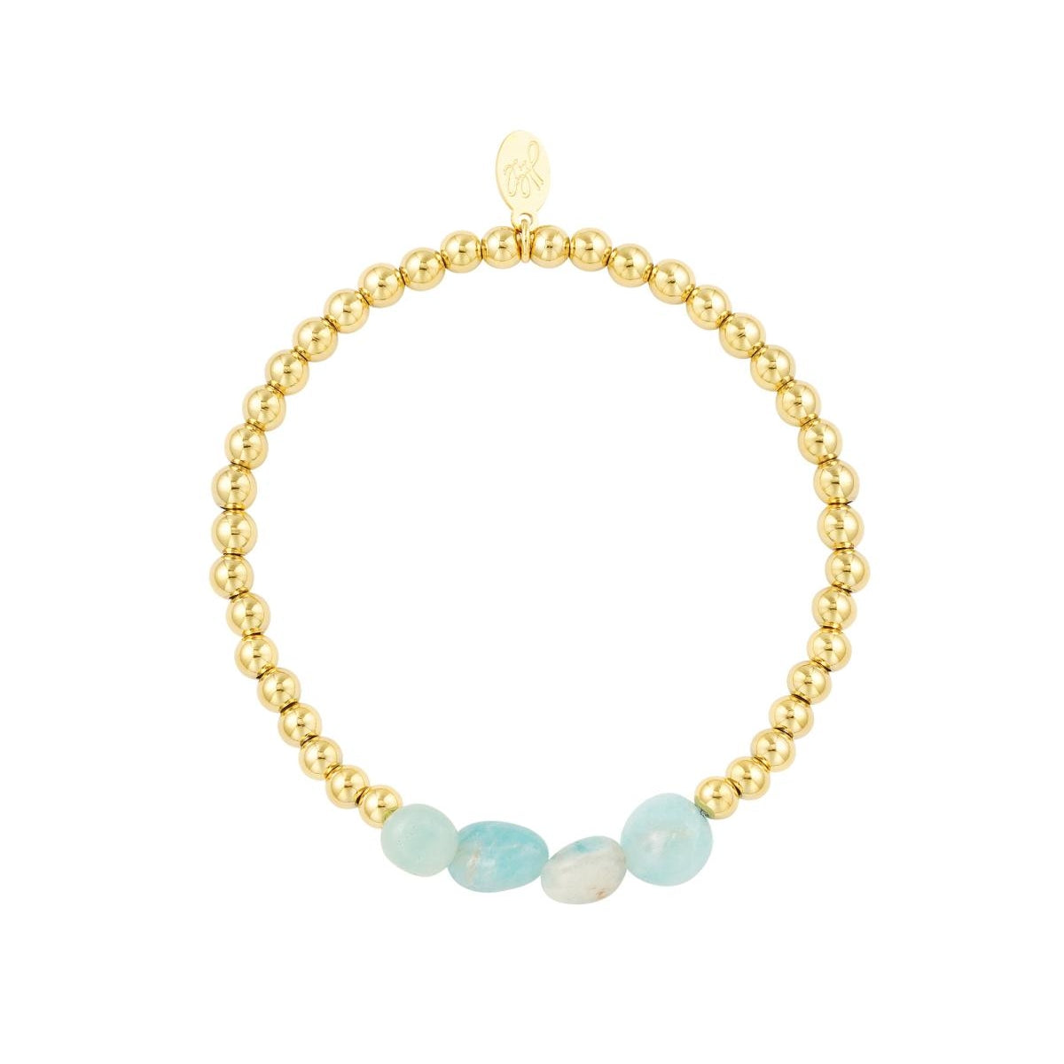 Armband Blue Rocks - Roestvrij Staal