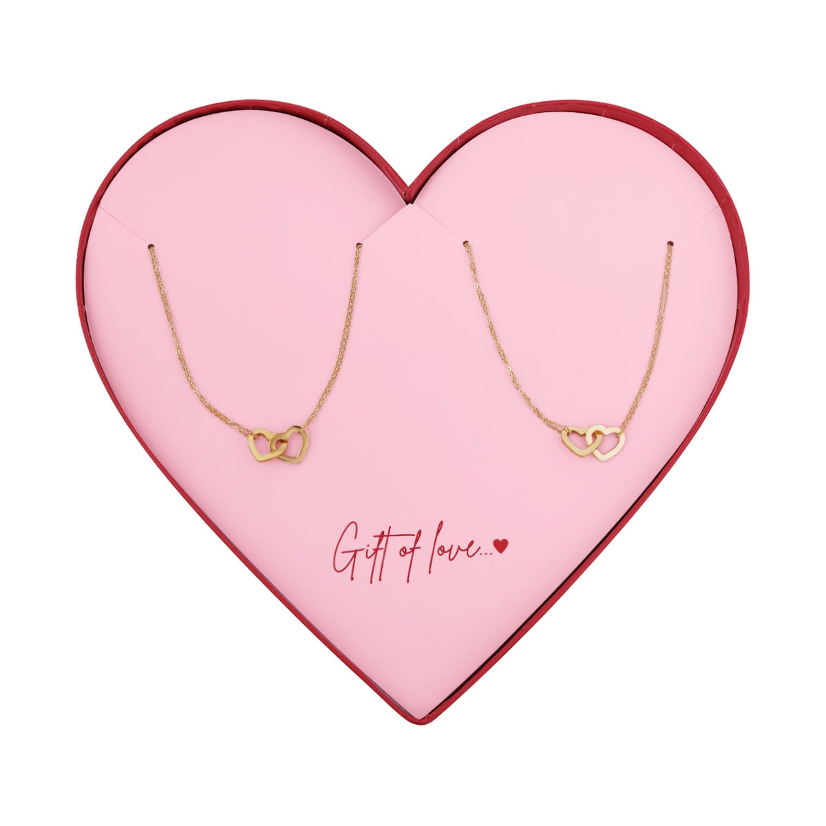 Kettingen A Gift Love Hart Knots - Roestvrij Staal