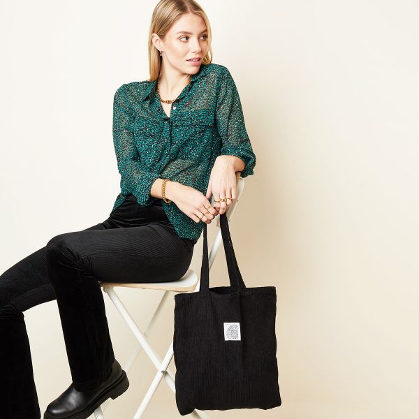 Bolso Tote Pana Negro