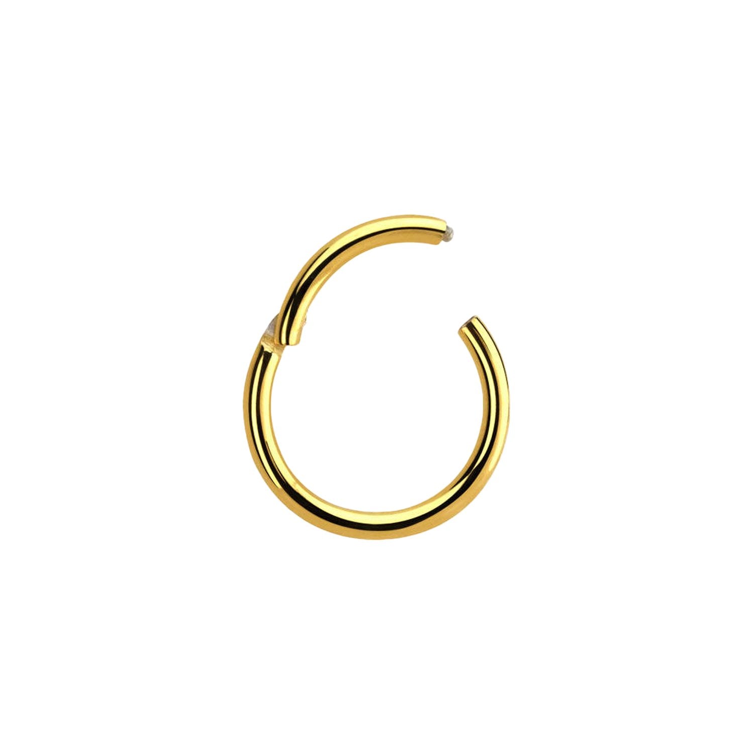 Piercing Click Ring Clicker Color Dorado - Acero Quirúrgico