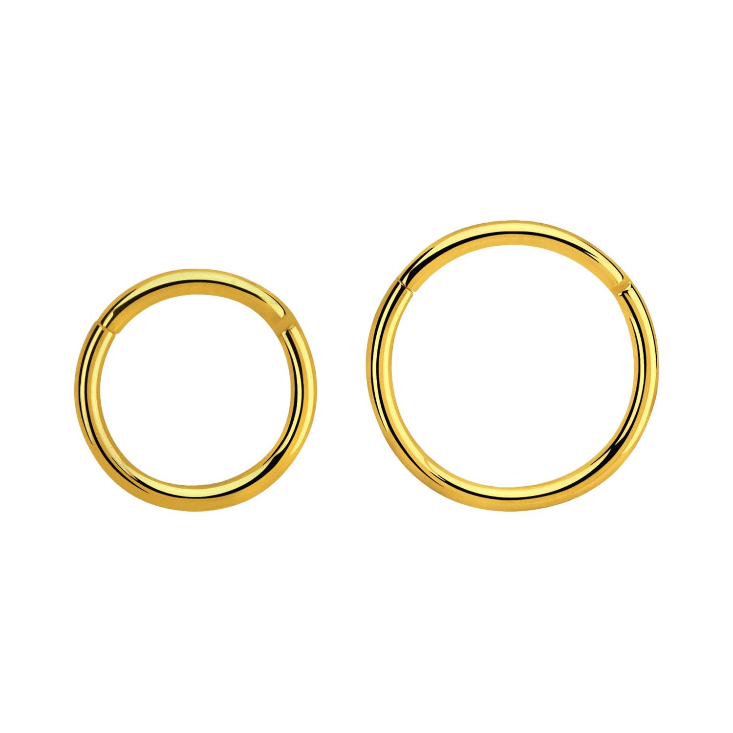 Piercing Click Ring Clicker Color Dorado - Acero Quirúrgico