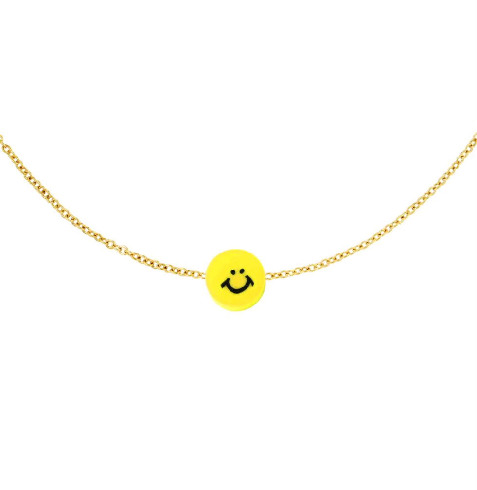 Collar Smiley Amarillo