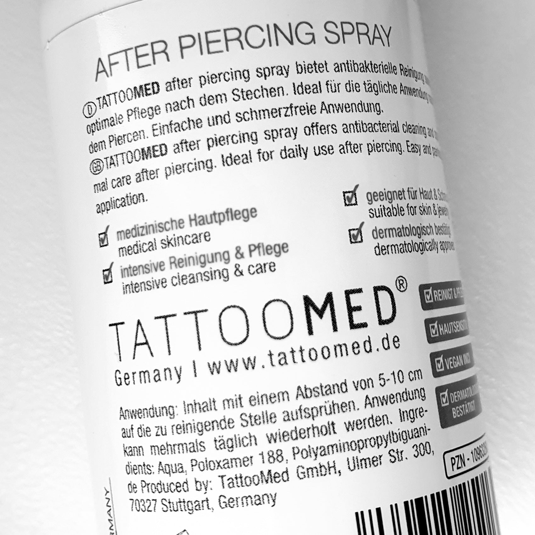 Spray para después de perforar TattooMed®