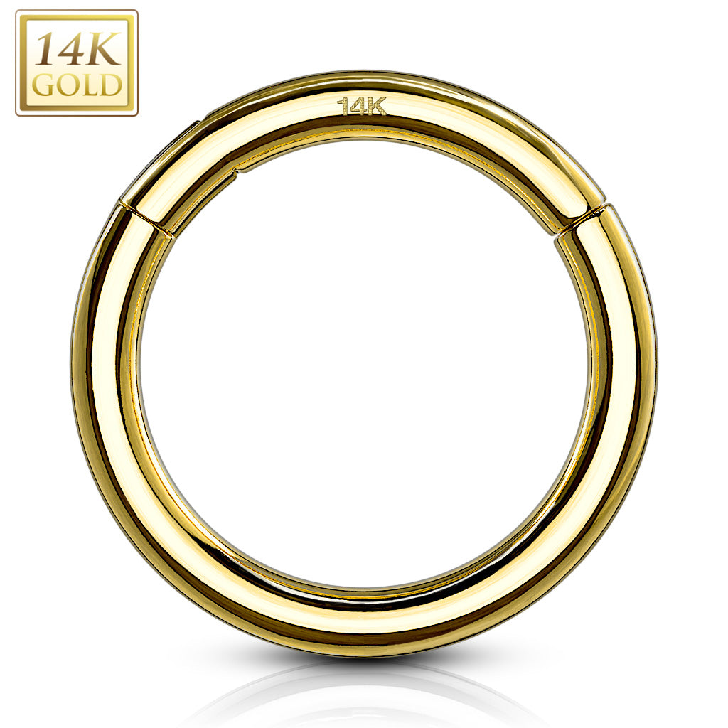 Klikring 14 Karaat Gouden Clicker - 1.6mm