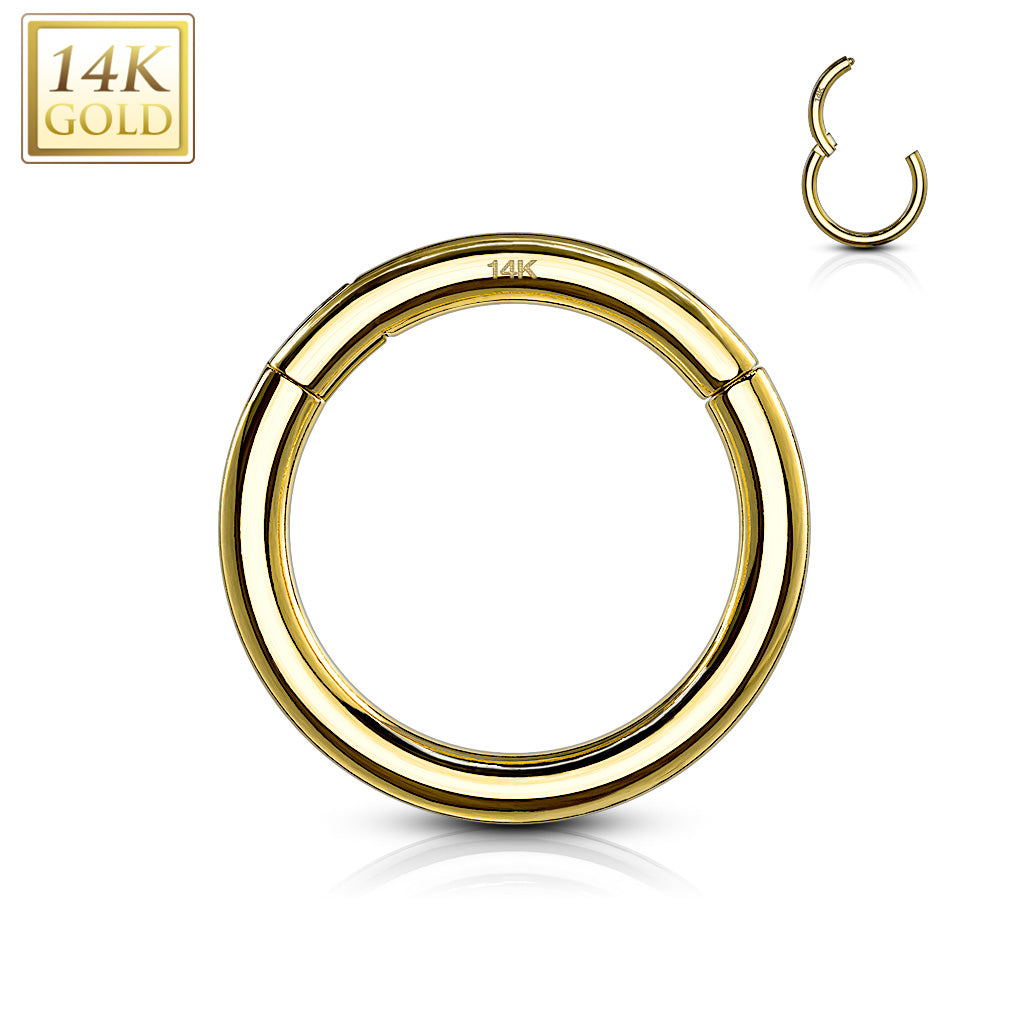 Klikring 14 Karaat Gouden Clicker - 1.6mm