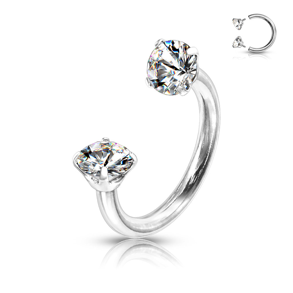 Barra Circular Zirconia