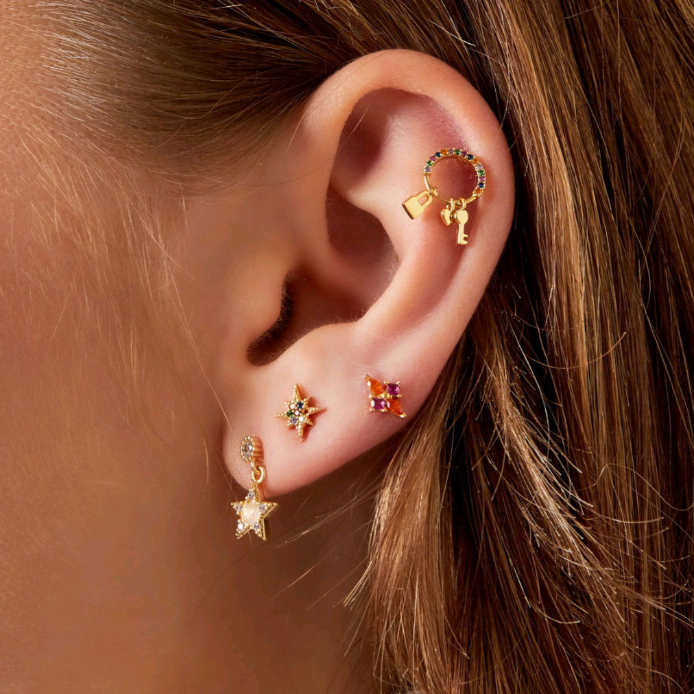 Barra Para Pesas Sparkle Naranja Rosa